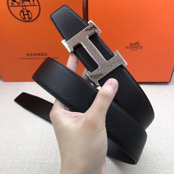1:1 Replica Hermes H Belt Buckle & Reversible Black For Women, Women Belt