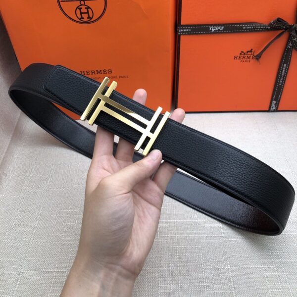 1:1 Replica Hermes H Belt Buckle & Reversible Black For Women, Women Belt