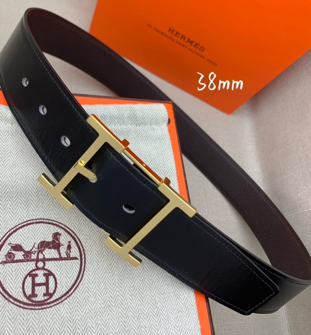 1:1 Replica Hermes H Belt Buckle & Reversible Black For Women, Women Belt