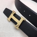 1:1 Replica Hermes H Belt Buckle & Reversible Black For Women, Women Belt