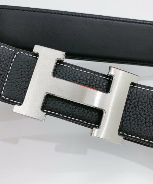 1:1 Replica Hermes H Belt Buckle & Reversible Black For Women, Women Belt