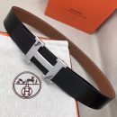 1:1 Replica Hermes H Belt Buckle & Reversible Black For Women, Women Belt
