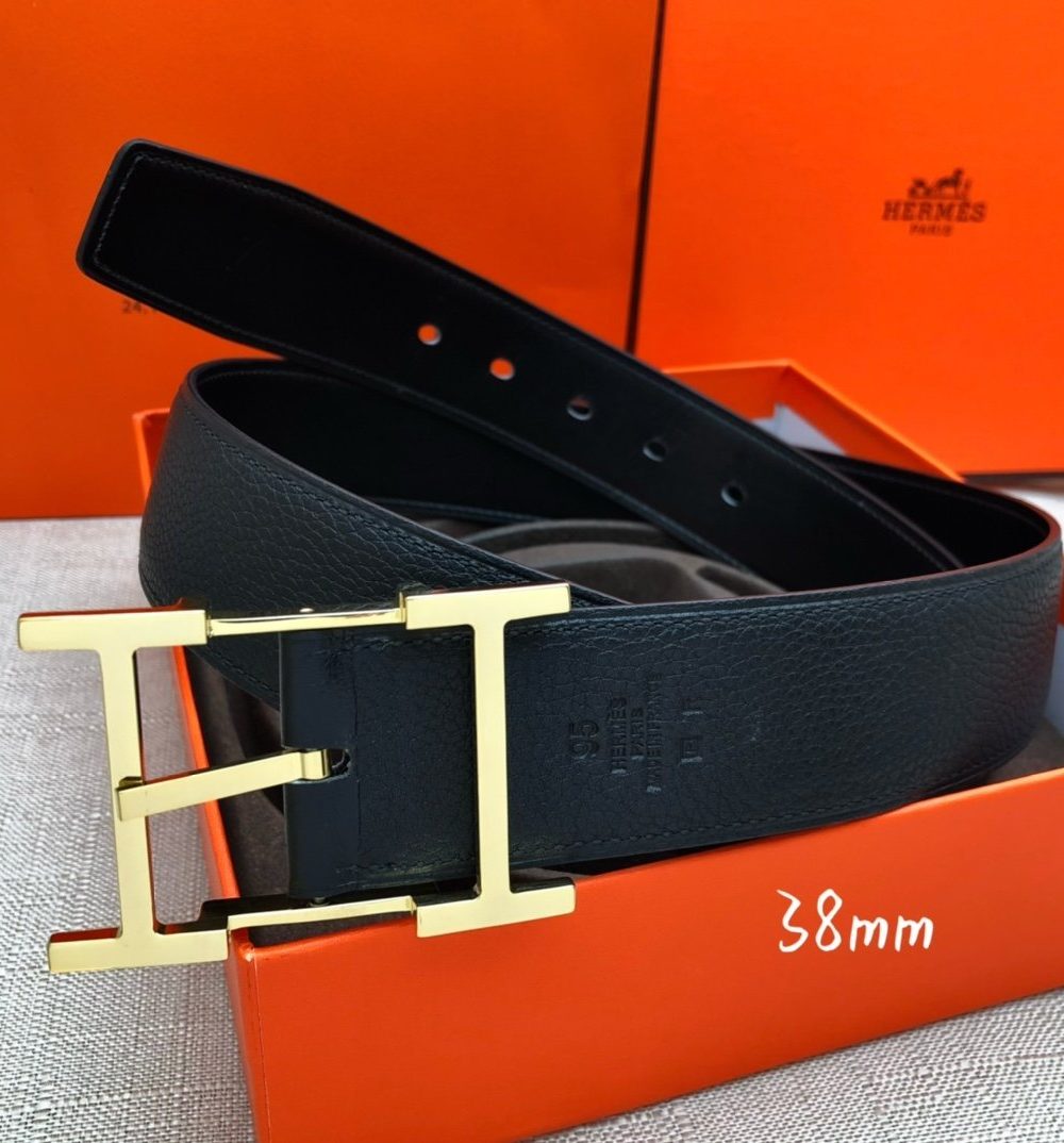 1:1 Replica Hermes H Belt Buckle & Reversible Black For Women, Women Belt