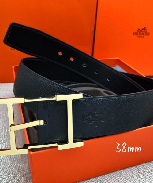 1:1 Replica Hermes H Belt Buckle & Reversible Black For Women, Women Belt