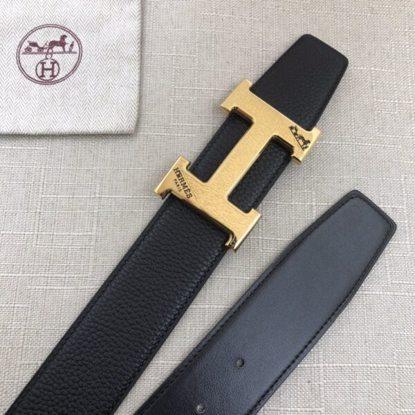 1:1 Replica Hermes H Belt Buckle & Reversible Black For Women, Women Belt