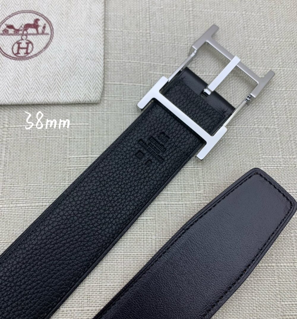 1:1 Replica Hermes H Belt Buckle & Reversible Black For Women, Women Belt