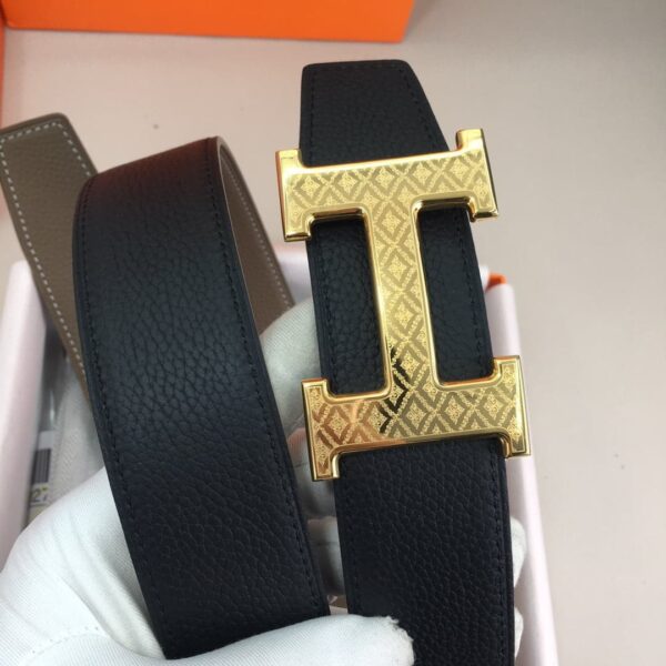 1:1 Replica Hermes H Belt Buckle & Reversible Black For Women, Women Belt