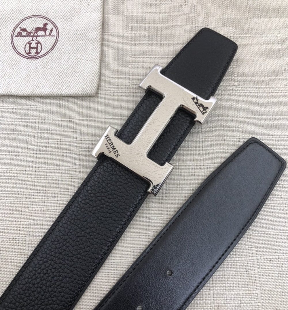 1:1 Replica Hermes H Belt Buckle & Reversible Black For Women, Women Belt