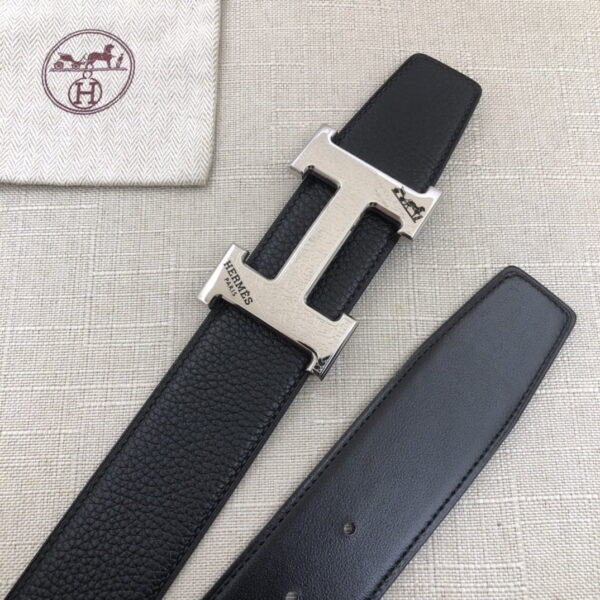 1:1 Replica Hermes H Belt Buckle & Reversible Black For Women, Women Belt