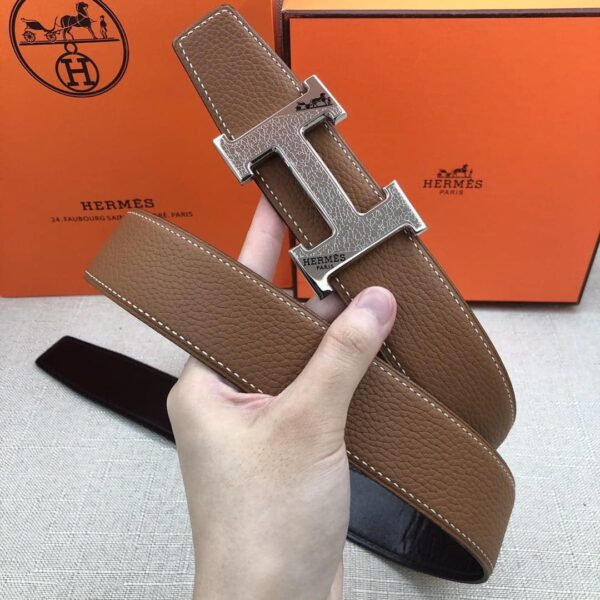 1:1 Replica Hermes H Belt Buckle & Reversible Black For Women, Women Belt