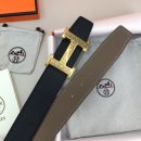 1:1 Replica Hermes H Belt Buckle & Reversible Black For Women, Women Belt
