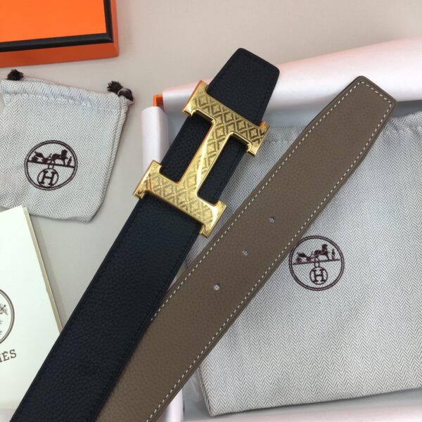 1:1 Replica Hermes H Belt Buckle & Reversible Black For Women, Women Belt