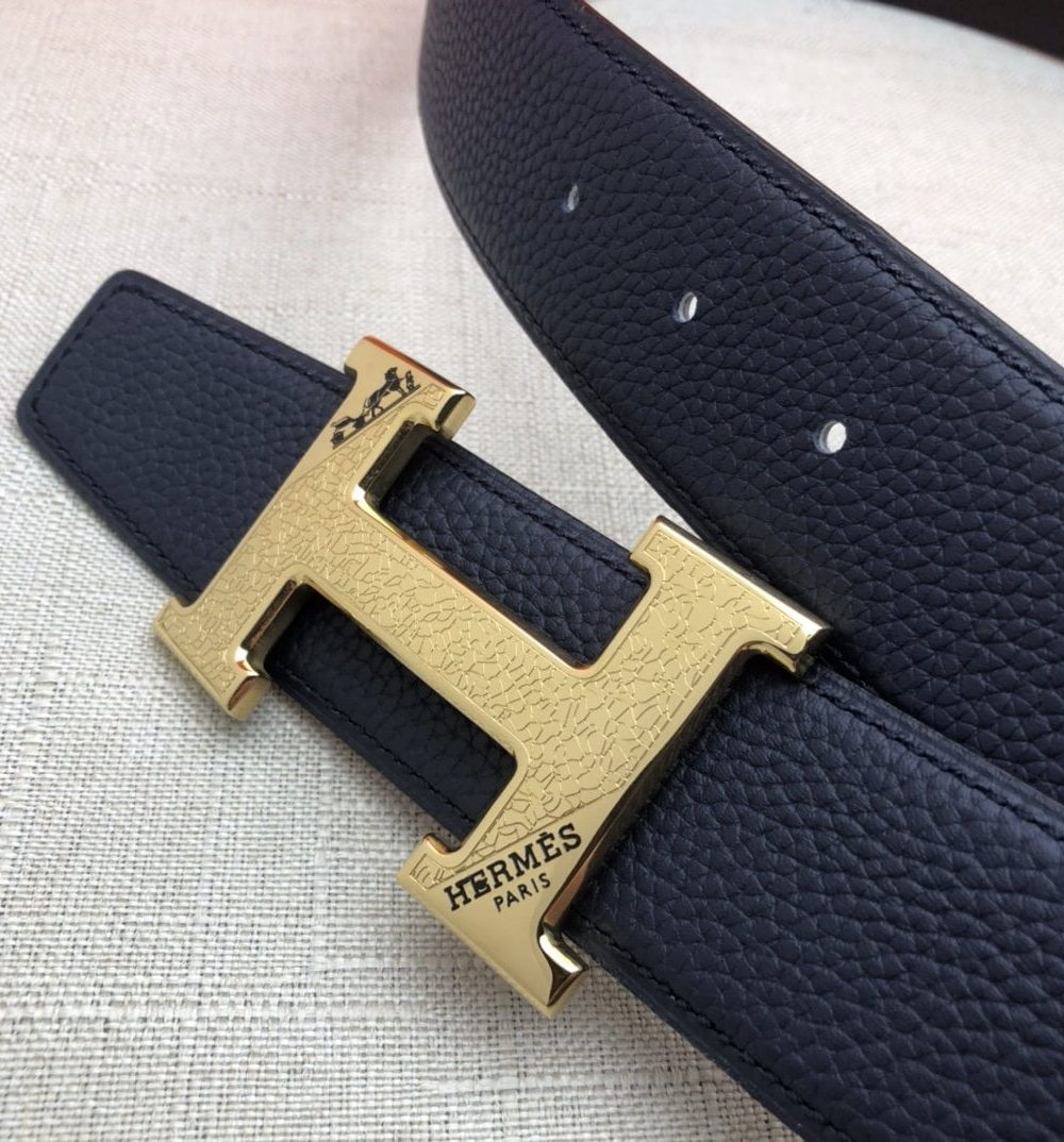 1:1 Replica Hermes H Belt Buckle & Reversible Black For Women, Women Belt