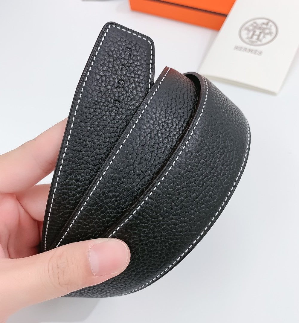 1:1 Replica Hermes H Belt Buckle & Reversible Black For Women, Women Belt