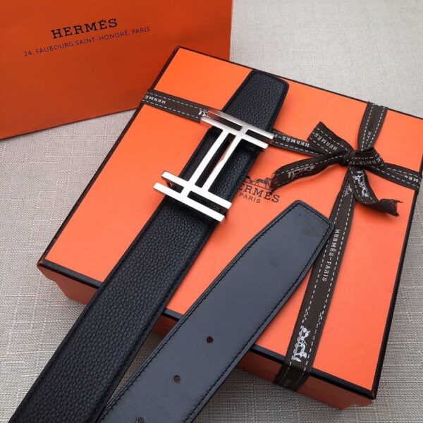 1:1 Replica Hermes H Belt Buckle & Reversible Black For Women, Women Belt