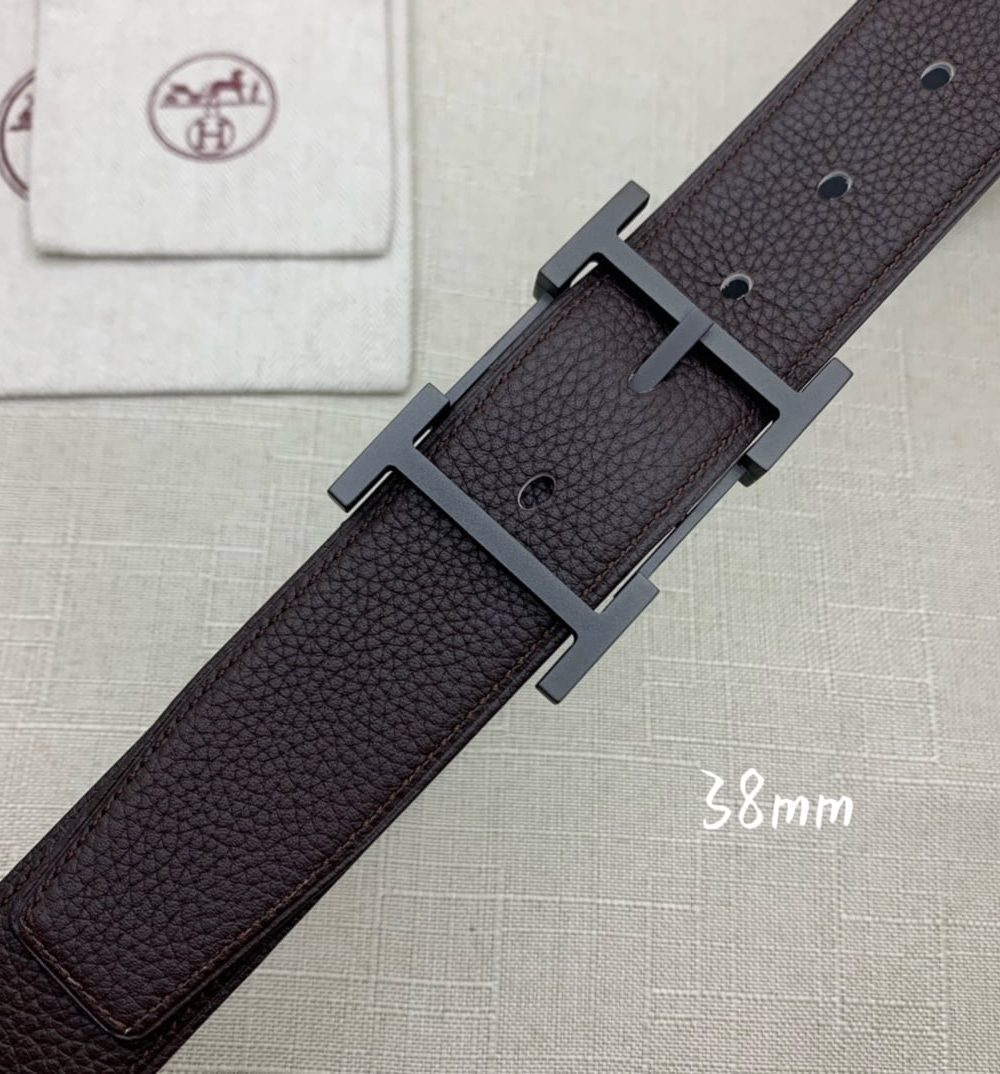 1:1 Replica Hermes H Belt Buckle & Reversible Black For Women, Women Belt