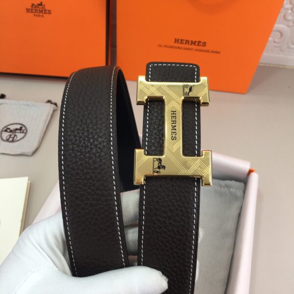 1:1 Replica Hermes H Belt Buckle & Reversible Black For Women, Women Belt