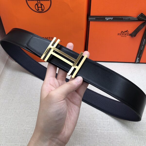 1:1 Replica Hermes H Belt Buckle & Reversible Black For Women, Women Belt