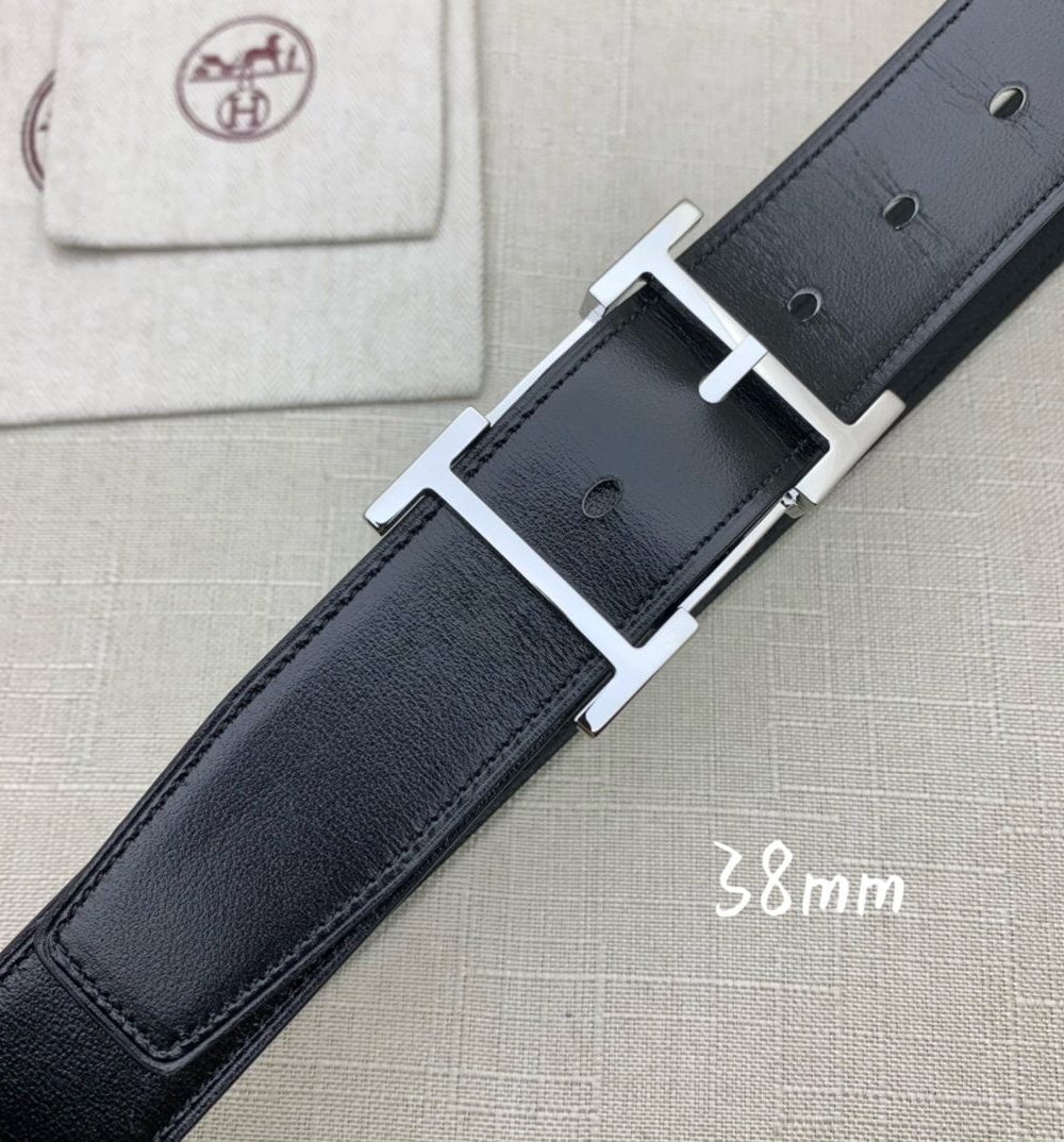 1:1 Replica Hermes H Belt Buckle & Reversible Black For Women, Women Belt