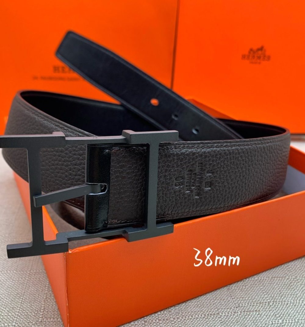 1:1 Replica Hermes H Belt Buckle & Reversible Black For Women, Women Belt