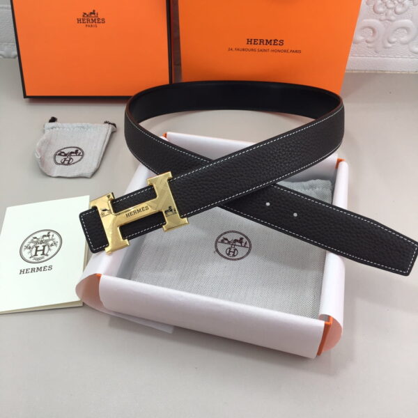1:1 Replica Hermes H Belt Buckle & Reversible Black For Women, Women Belt