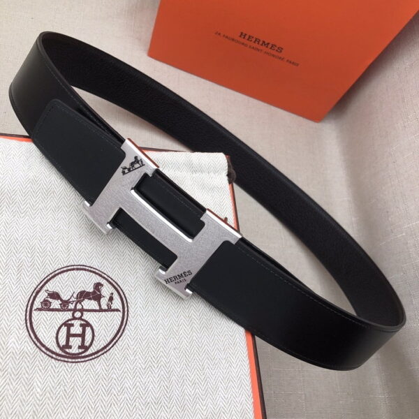 1:1 Replica Hermes H Belt Buckle & Reversible Black For Women, Women Belt