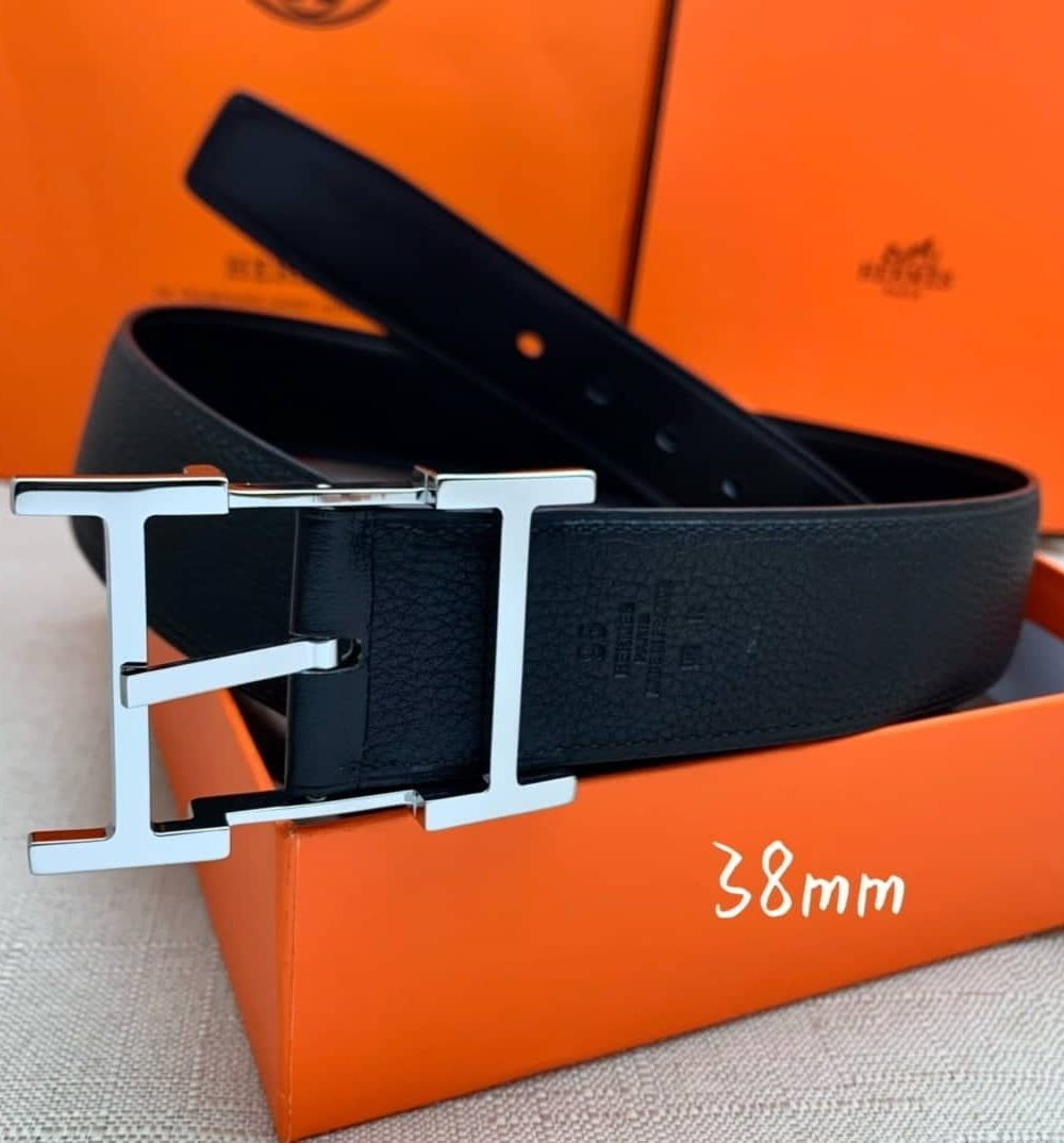 1:1 Replica Hermes H Belt Buckle & Reversible Black For Women, Women Belt