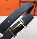 1:1 Replica Hermes H Belt Buckle & Reversible Black For Women, Women Belt