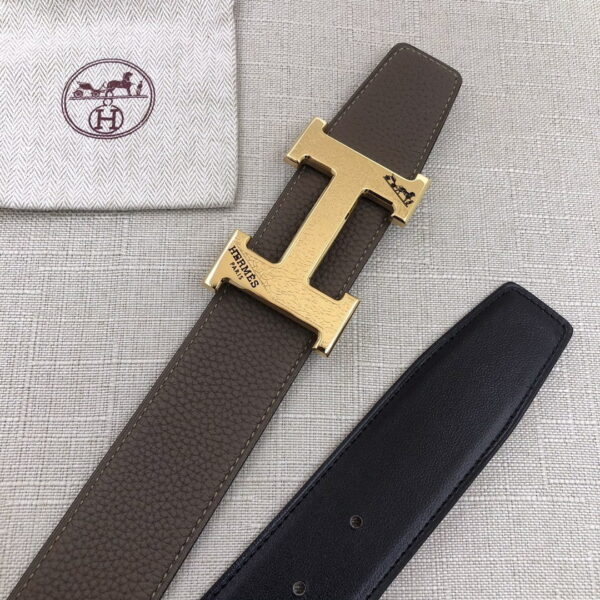 1:1 Replica Hermes H Belt Buckle & Reversible Black For Women, Women Belt