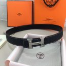 1:1 Replica Hermes H Belt Buckle & Reversible Black For Women, Women Belt