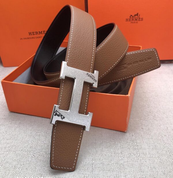 1:1 Replica Hermes H Belt Buckle & Reversible Black For Women, Women Belt