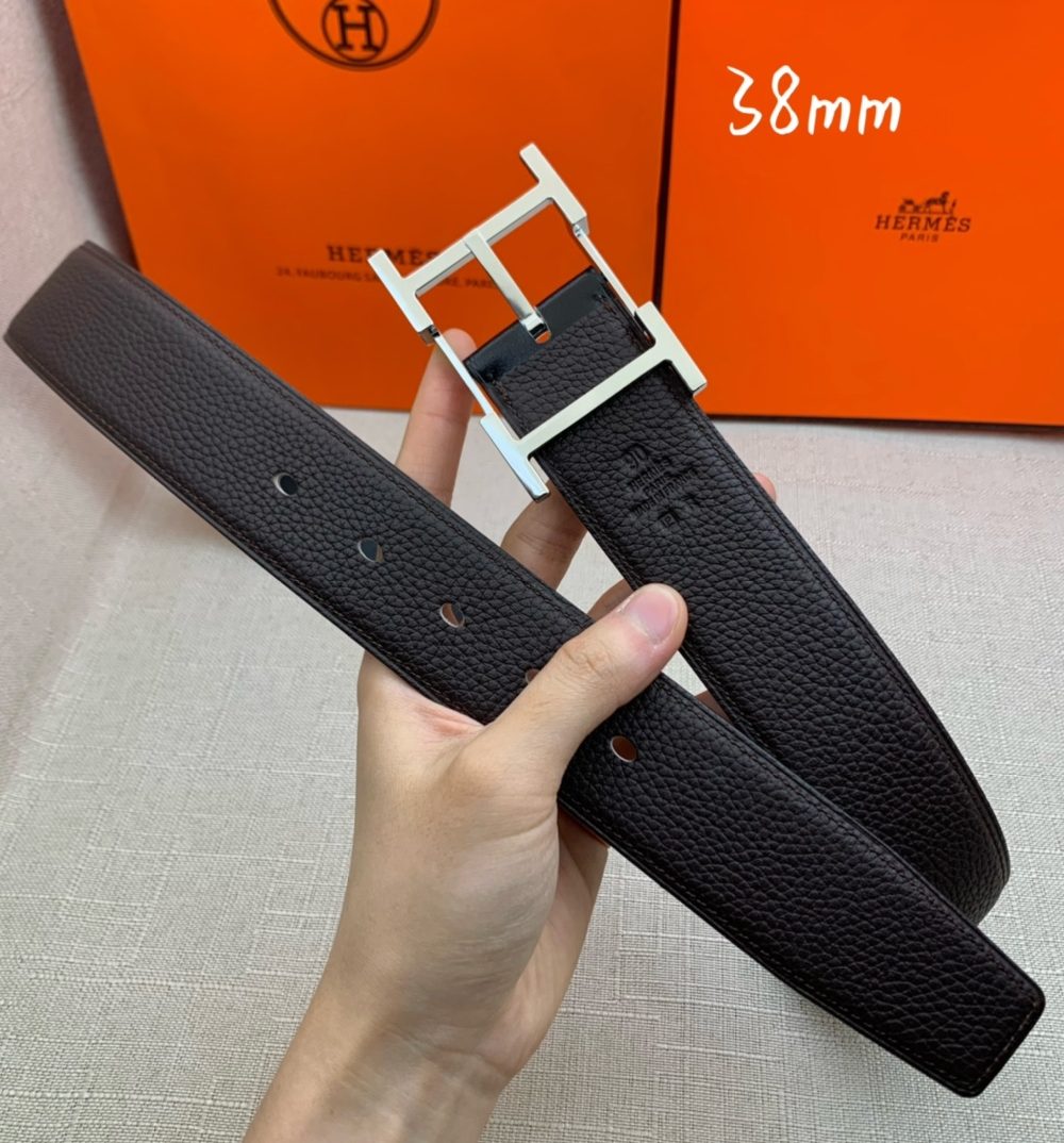 1:1 Replica Hermes H Belt Buckle & Reversible Black For Women, Women Belt