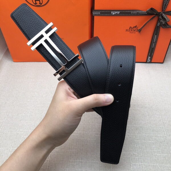 1:1 Replica Hermes H Belt Buckle & Reversible Black For Women, Women Belt
