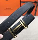 1:1 Replica Hermes H Belt Buckle & Reversible Black For Women, Women Belt