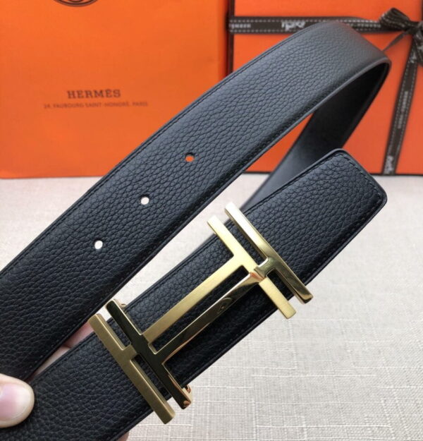 1:1 Replica Hermes H Belt Buckle & Reversible Black For Women, Women Belt