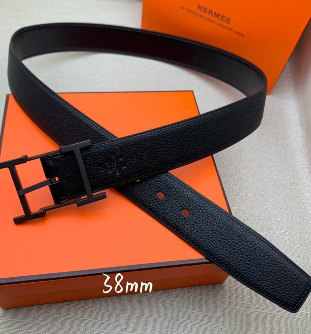 1:1 Replica Hermes H Belt Buckle & Reversible Black For Women, Women Belt