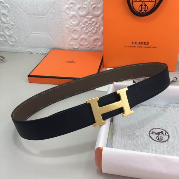 1:1 Replica Hermes H Belt Buckle & Reversible Black For Women, Women Belt
