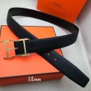 1:1 Replica Hermes H Belt Buckle & Reversible Black For Women, Women Belt
