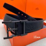 1:1 Replica Hermes H Belt Buckle & Reversible Black For Women, Women Belt