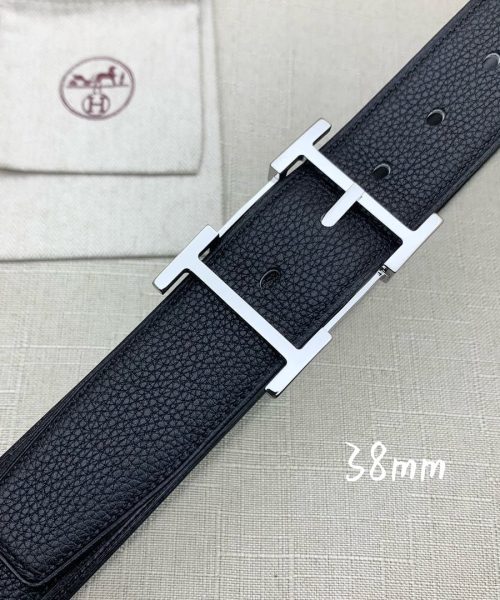 1:1 Replica Hermes H Belt Buckle & Reversible Black For Women, Women Belt