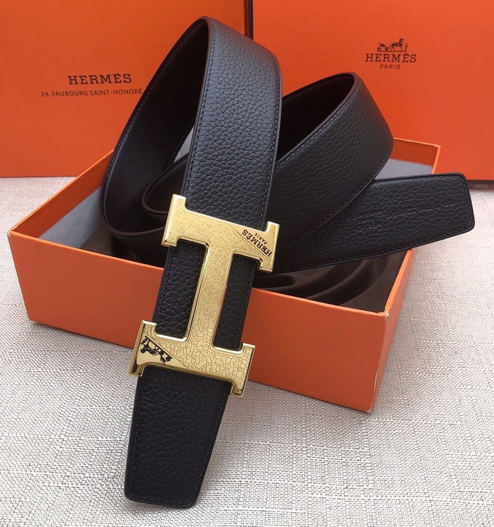 1:1 Replica Hermes H Belt Buckle & Reversible Black For Women, Women Belt