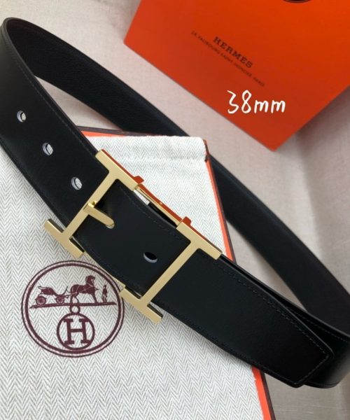 1:1 Replica Hermes H Belt Buckle & Reversible Black For Women, Women Belt