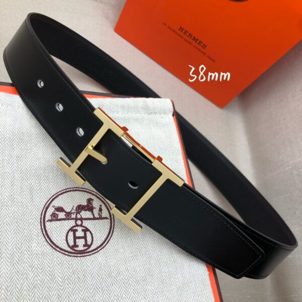 1:1 Replica Hermes H Belt Buckle & Reversible Black For Women, Women Belt