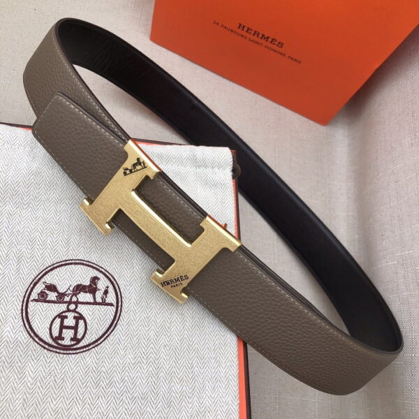 1:1 Replica Hermes H Belt Buckle & Reversible Black For Women, Women Belt