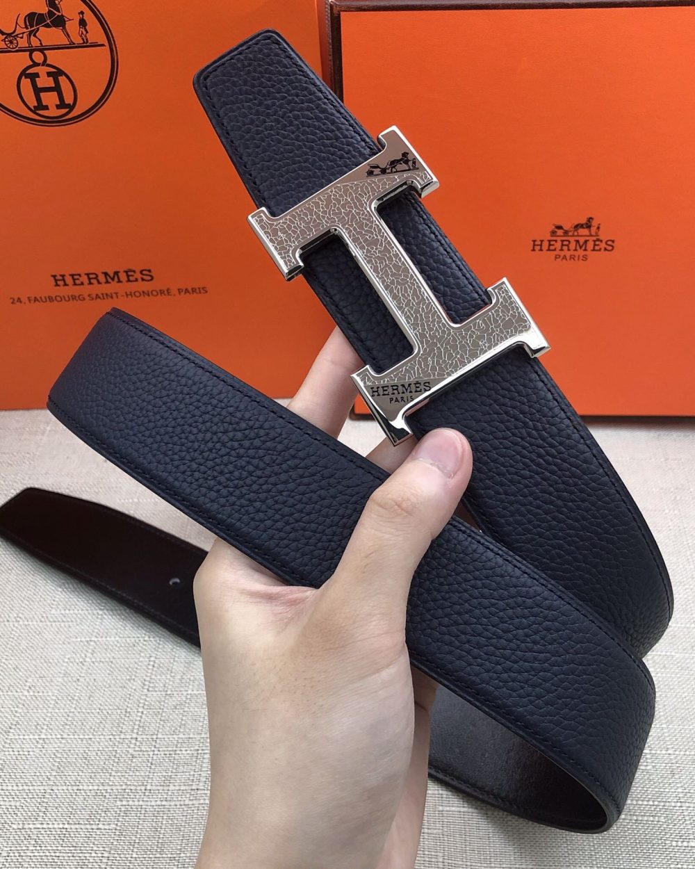 1:1 Replica Hermes H Belt Buckle & Reversible Blue For Women, Women Belt