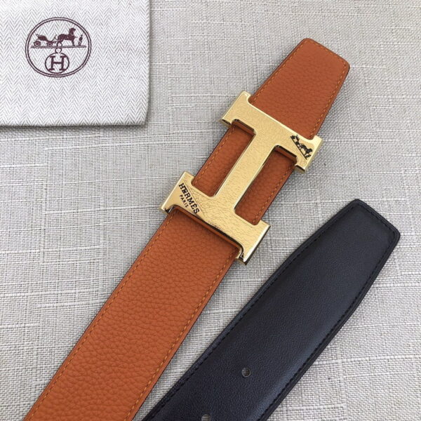 1:1 Replica Hermes H Belt Buckle & Reversible Brown For Women, Women Belt