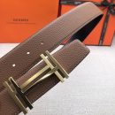 1:1 Replica Hermes H Belt Buckle & Reversible Brown For Women, Women Belt