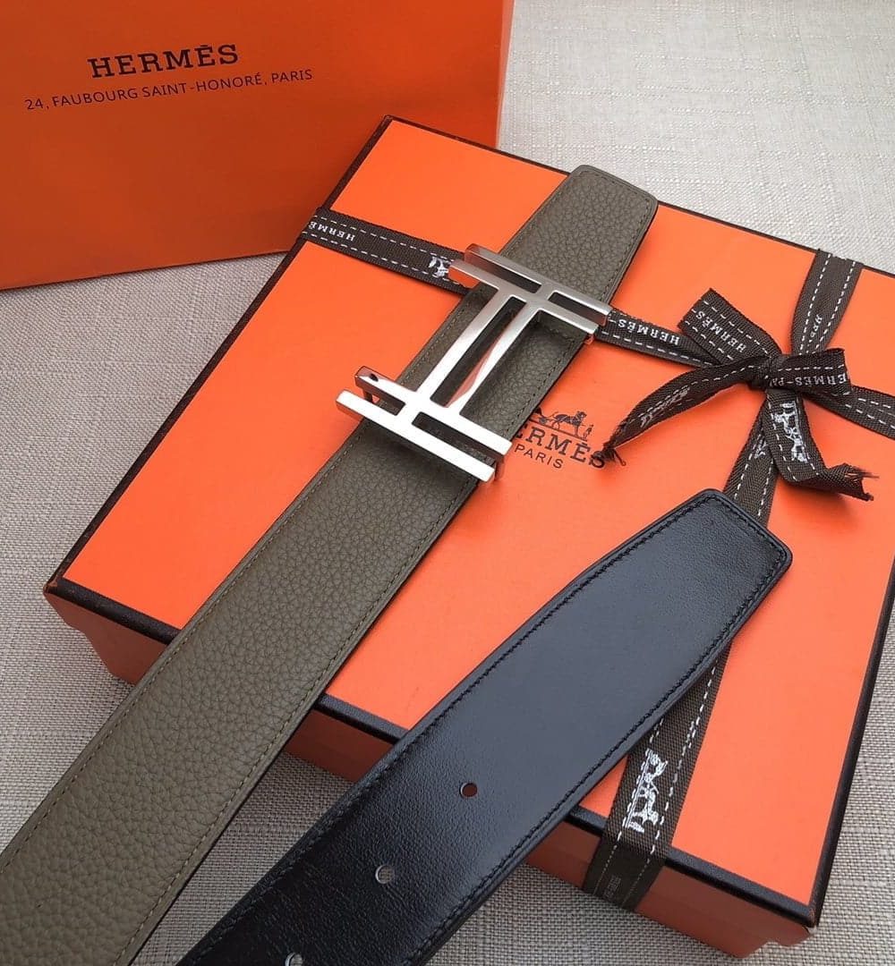 1:1 Replica Hermes H Belt Buckle & Reversible Brown For Women, Women Belt