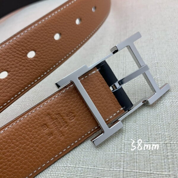 1:1 Replica Hermes H Belt Buckle & Reversible Brown For Women, Women Belt