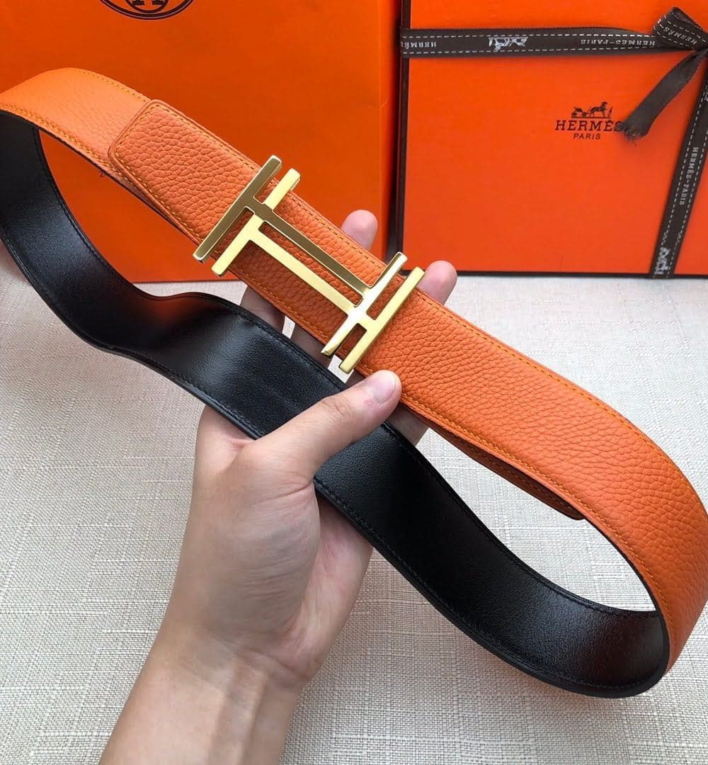 1:1 Replica Hermes H Belt Buckle & Reversible Brown For Women, Women Belt